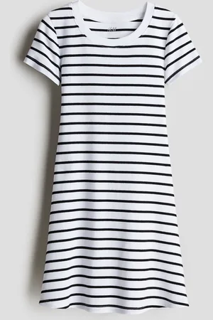 H&M Kortærmet jerseykjole
