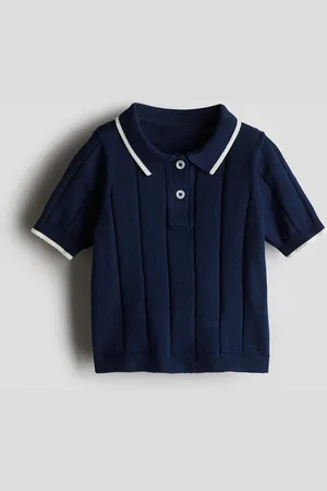 H&M Strikket poloshirt