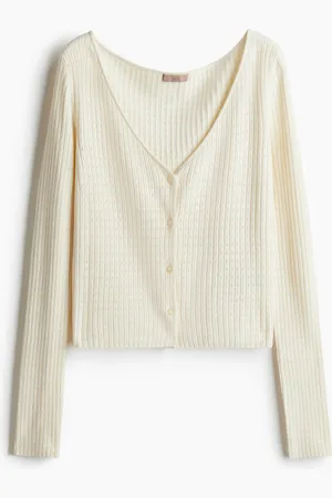 H&M Pointellestrikket cardigan