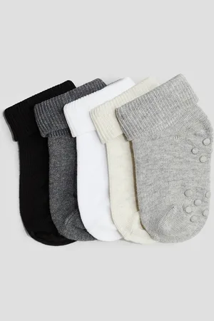 H&M 5-pak skridsikre strømper