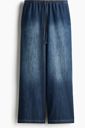 H&M Bukser i denim med snøre