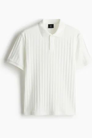 H&M Poloshirt i jersey med struktur Slim Fit