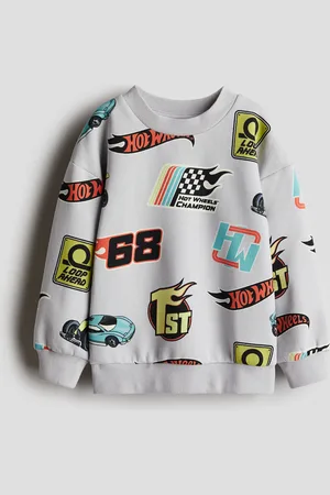 H&M Oversized sweatshirt med tryk