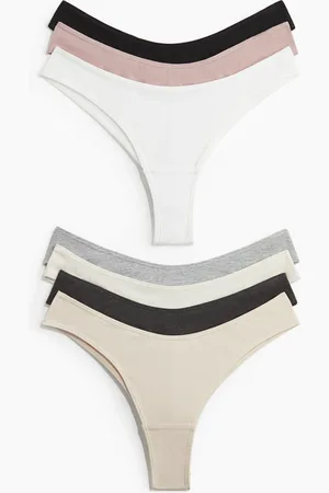 H&M 7-pak trusser Brazilian i bomuld