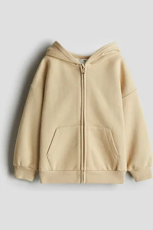 H&M Oversized hoodie med lynlås