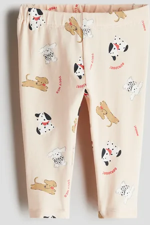 H&M Leggings i bomuld med tryk