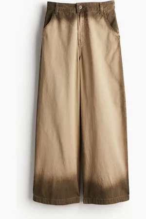 H&M Baggy bukser i twill