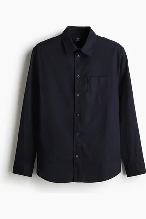H&M Skjorte i hørblanding Regular Fit