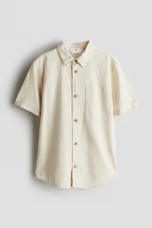 H&M Skjorte i hørblanding