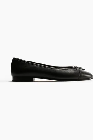 H&M Ballerinasko i læder