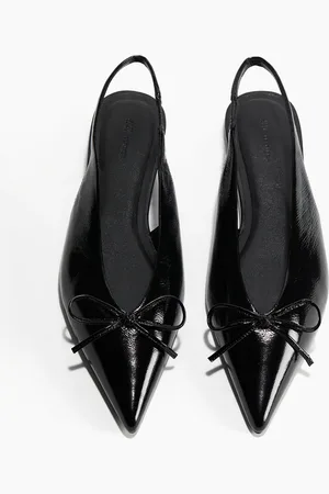 H&M Slingback-ballerinasko af læder