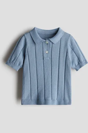 H&M Strikket poloshirt