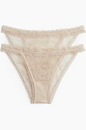 H&M 2-pack lace tanga briefs