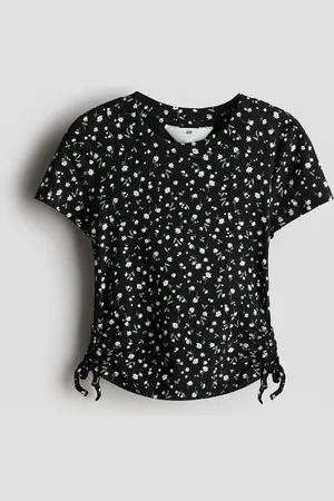 H&M Top i jersey med snøre