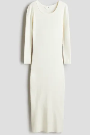H&M Ribstrikket kjole