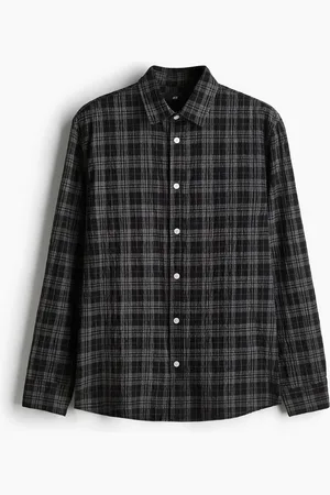 H&M Skjorte med struktur Loose Fit