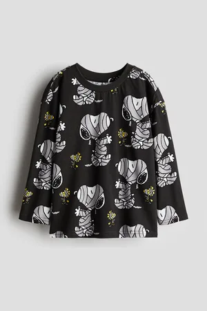 H&M T-shirt med lange ærmer