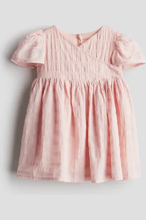 H&M Slå om-kjole i bomuld