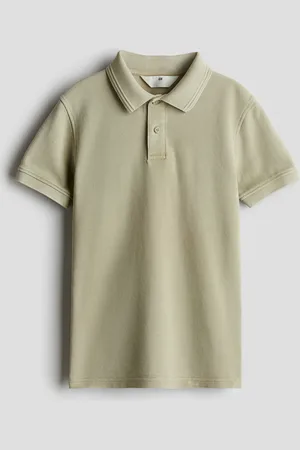 H&M Poloshirt i bomuldspiqué
