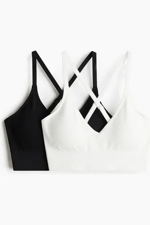 H&M 2-pak sports-bh med DryMove™ Medium Support