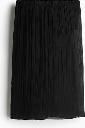 H&M Tynd, crinkled nederdel