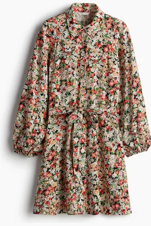 H&M Skjortekjole med ballonærmer