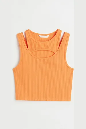 H&M Dobbelt croptop