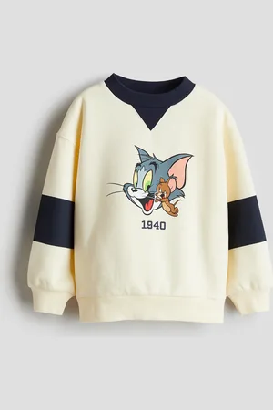 H&M Oversized sweatshirt med tryk