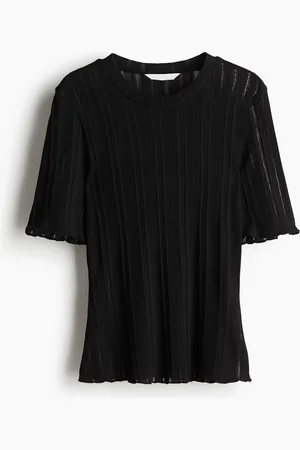 H&M Ribstrikket top