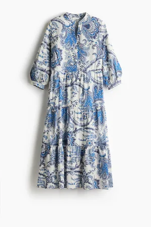H&M Midi-kjole med etager