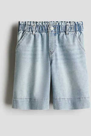 H&M Paperbagshorts i denim