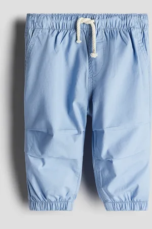 H&M Joggers i bomuldspoplin