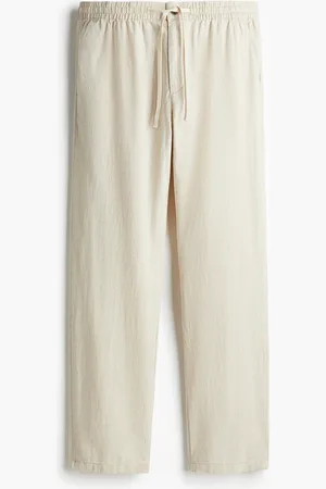 H&M Bukser i hørblanding Regular Fit