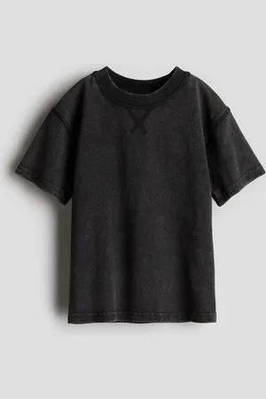 H&M T-shirt med vasket look