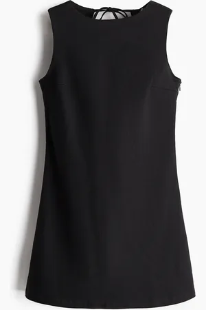 H&M Kjole i bomuld med åben ryg