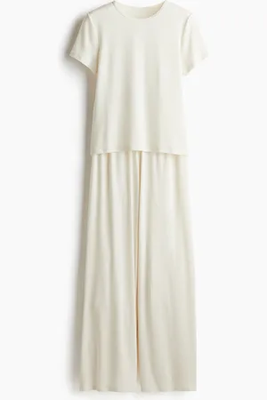 H&M Natsæt i pointellejersey