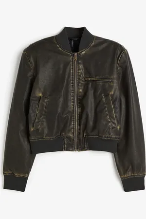 H&M Coated bomberjakke