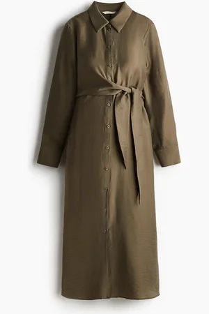 H&M MAMA Before & After skjortekjole