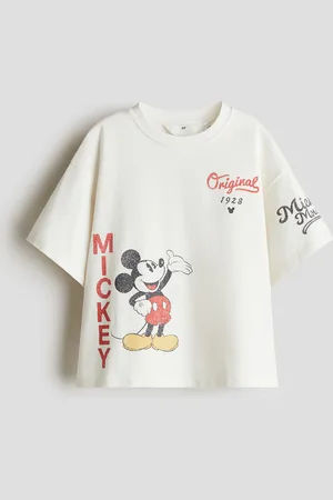 H&M T-shirt i bomuld med tryk