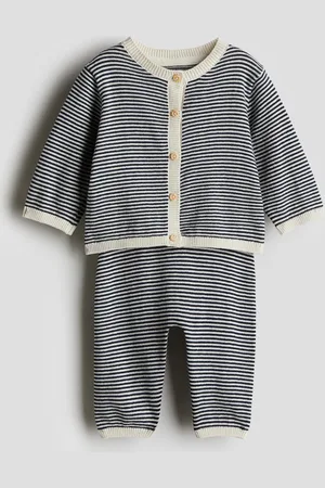 H&M 2-delt finstrikket