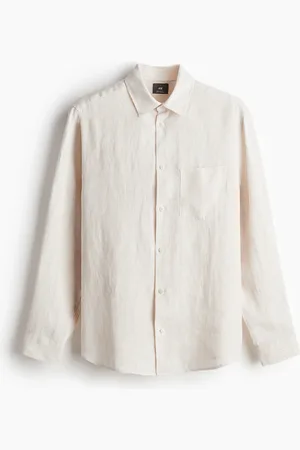 H&M Skjorte i hør Regular Fit