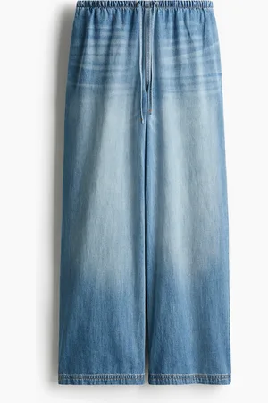 H&M Bukser i denim med snøre