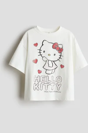 H&M T-shirt i bomuld med tryk