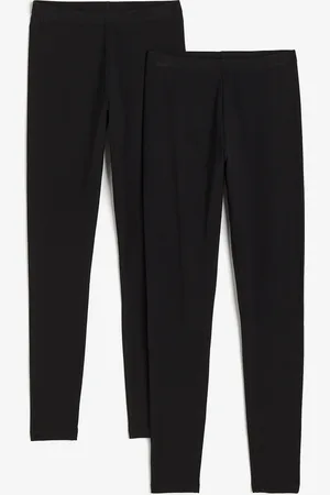 H&M 2-pak leggings i jersey