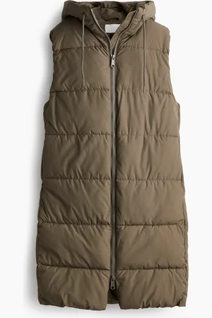 H&M Vatteret vest med hætte