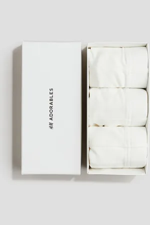 H&M 3-pak trunks i pimabomuld