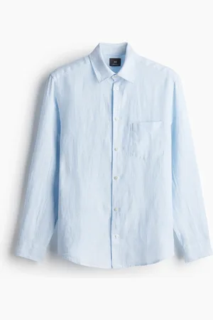 H&M Skjorte i hør Regular Fit
