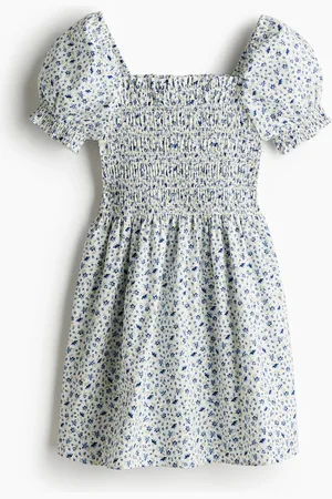 H&M Kjole i poplin med smock