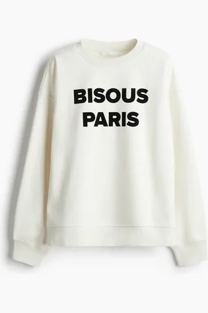 H&M Sweatshirt med tekstmotiv