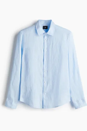 H&M Skjorte i hør Slim Fit
